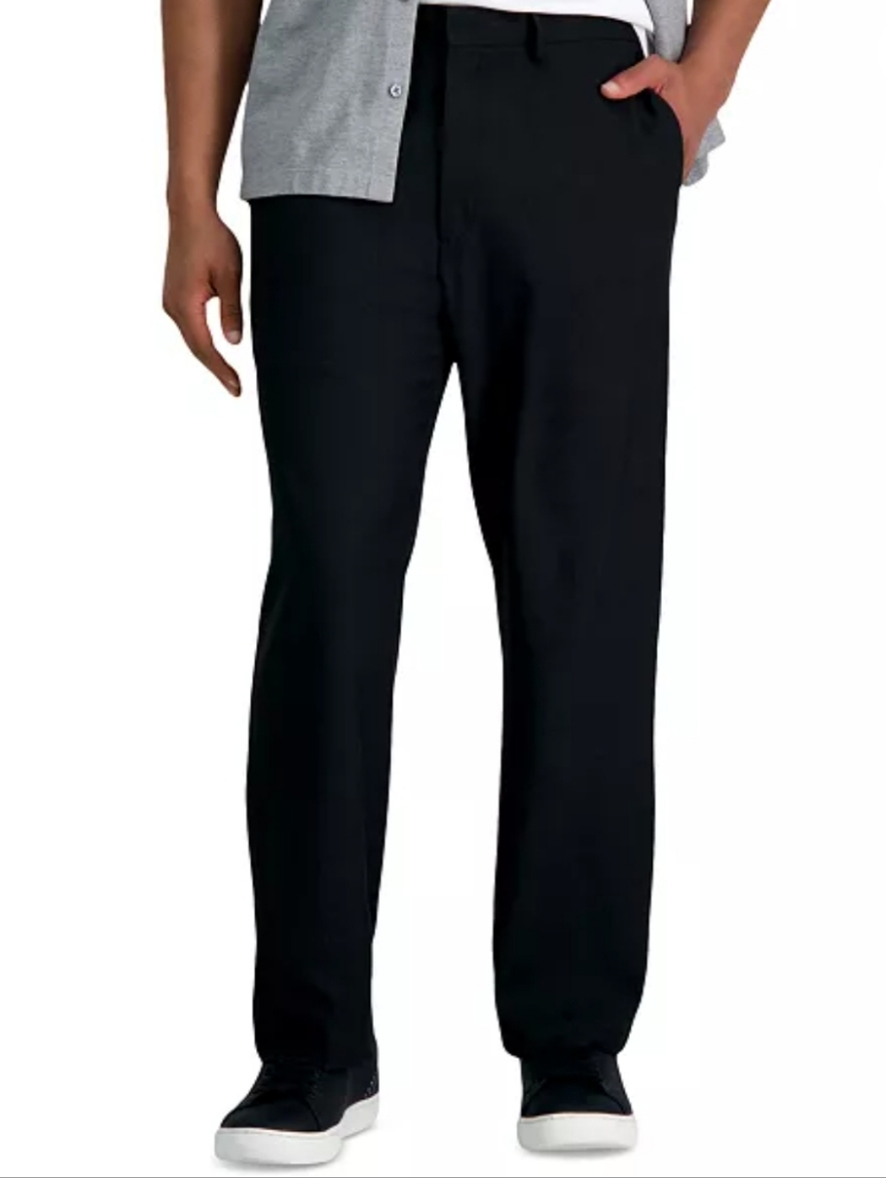NWT J.M. Haggar Premium Dress Pants 36x34 Straight Fit Flex Waist Blue